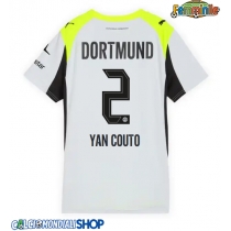Maglie da calcio Borussia Dortmund Yan Couto #2 Seconda Maglia Femminile 2025-26 Manica Corta
